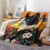 Cats  Print Flannel Blanket, High Quality Comfortable for All Seasons, Home Decor, Warmth and Comfort