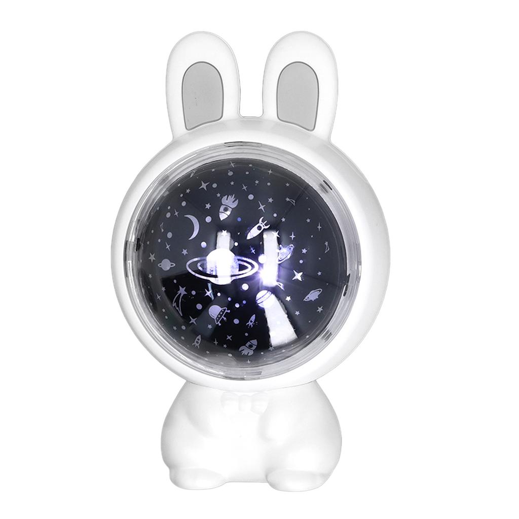 Star Projector Light Rabbit Shape Soft Light Projector Night Light for Home Bedroom Living Room 5V