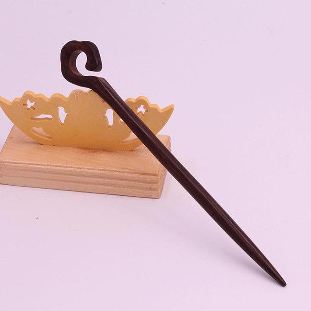 Chinese Hair Sticks Wooden Hairpins For Women Traditonal Carved Vintage Hanfu Hair Fork Ancient Chop Stick Headwear Jewelry