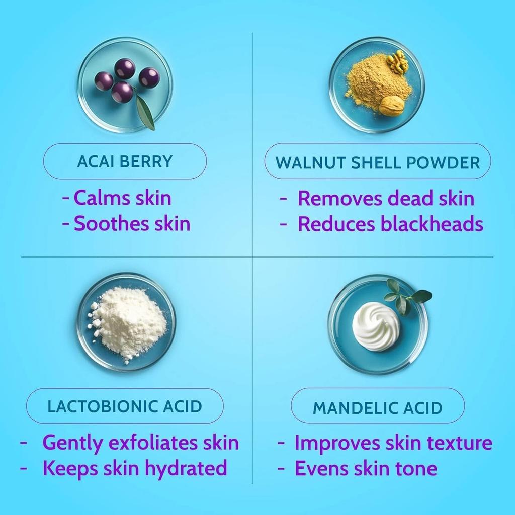 Chemist At Play Gentle Exfoliating Face Scrub with Mandelic Acid - 100ml