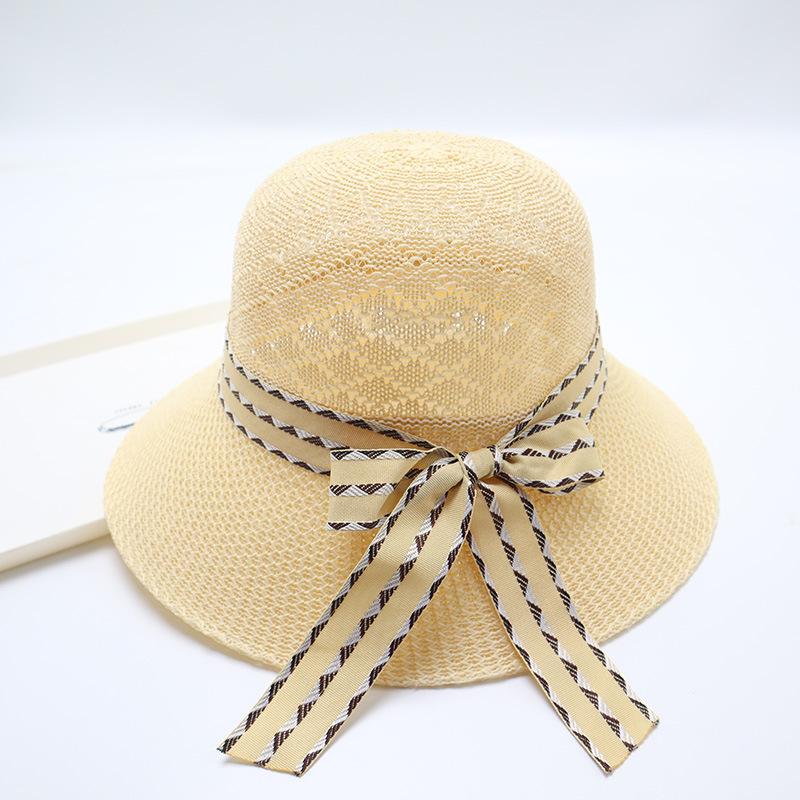 Women's Straw Hat with Large Brim, Summer Shading, Sweet and Versatile Cool Hat, Seaside Beach Hat, Sunscreen Hat, Women's Model