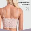 Panegy Night Sports Comfortable No No Beautiful Thin Shoulder High Lace Tube Set Women's Bra, Bra, Underwear, Lightweight, Breathable, Constriction,