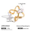 Zirconia Ring, Titanium Steel Jewelry, Accessories, High-end, Stainless Steel
