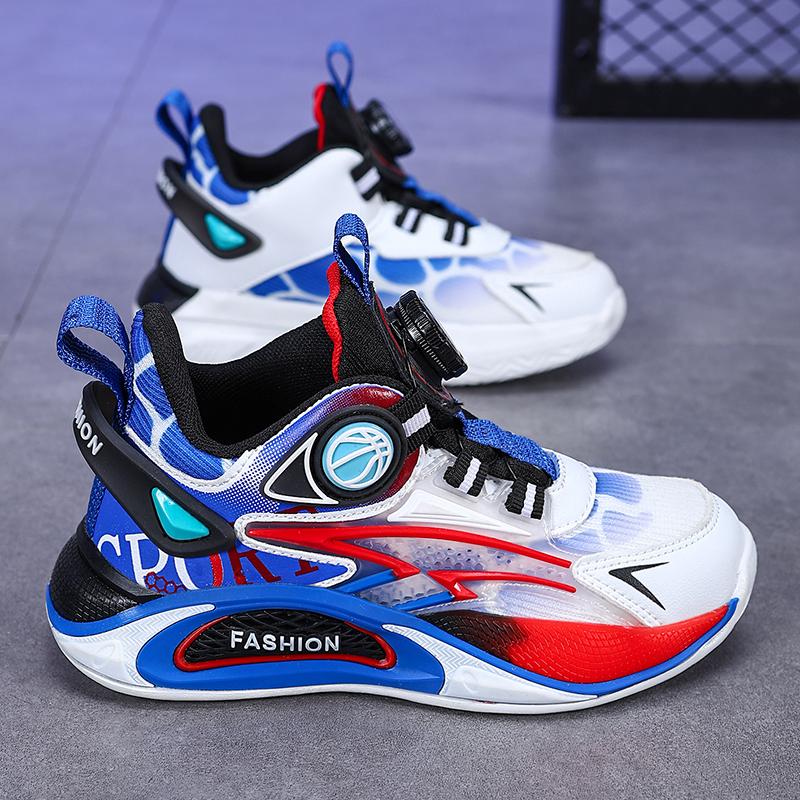 28-40 Children /Teenagers Plus Size Fashionable Sports and Leisure Shoes Boys Basketball Shoes