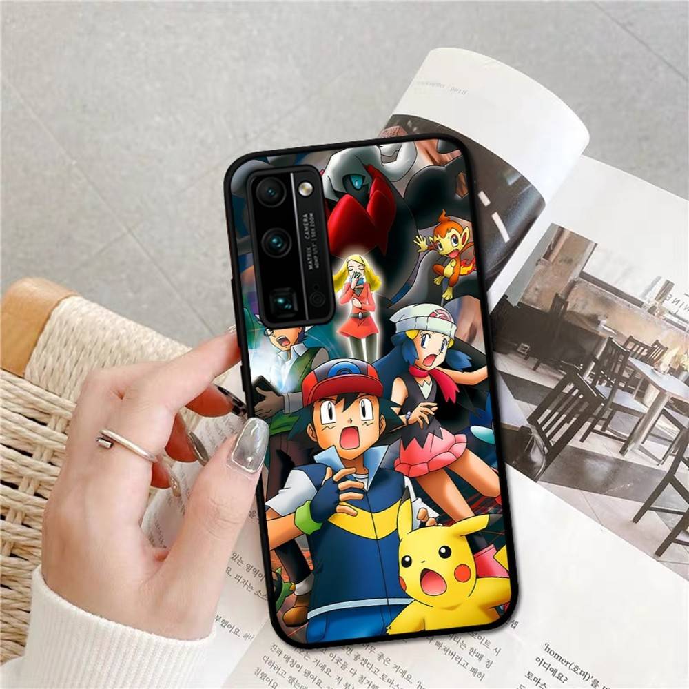 Cartoon P-Pokemones Cute Phone Case For Huawei Honor 10 Lite 9 20 7A 9X 30 50 60 70 Pro Plus Soft Silicone Cover