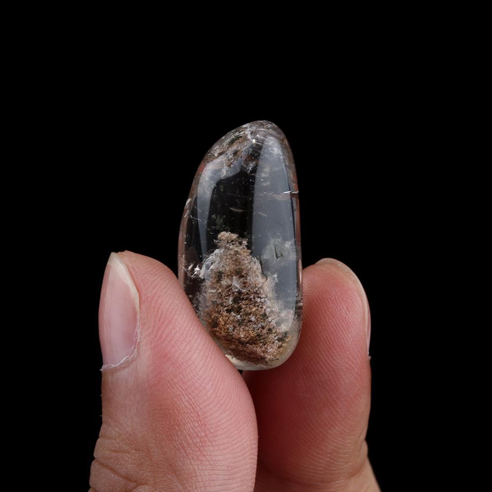 1PC Natural Green Ghost Phantom Crystal Stone Mini Healing Quartz Gems Specimen Ornament Pendant Craft DIY Craft Gift Home Decor