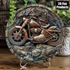 Retro Metal Tin Sign 8x8 Inch Vintage Motorcycle Wall Art Home Bar Garage Decor