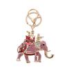 Southeast Asian Elephant Keychain: Colorful Thai Elephant Pendant Bag Charm - Lucky Travel Gift