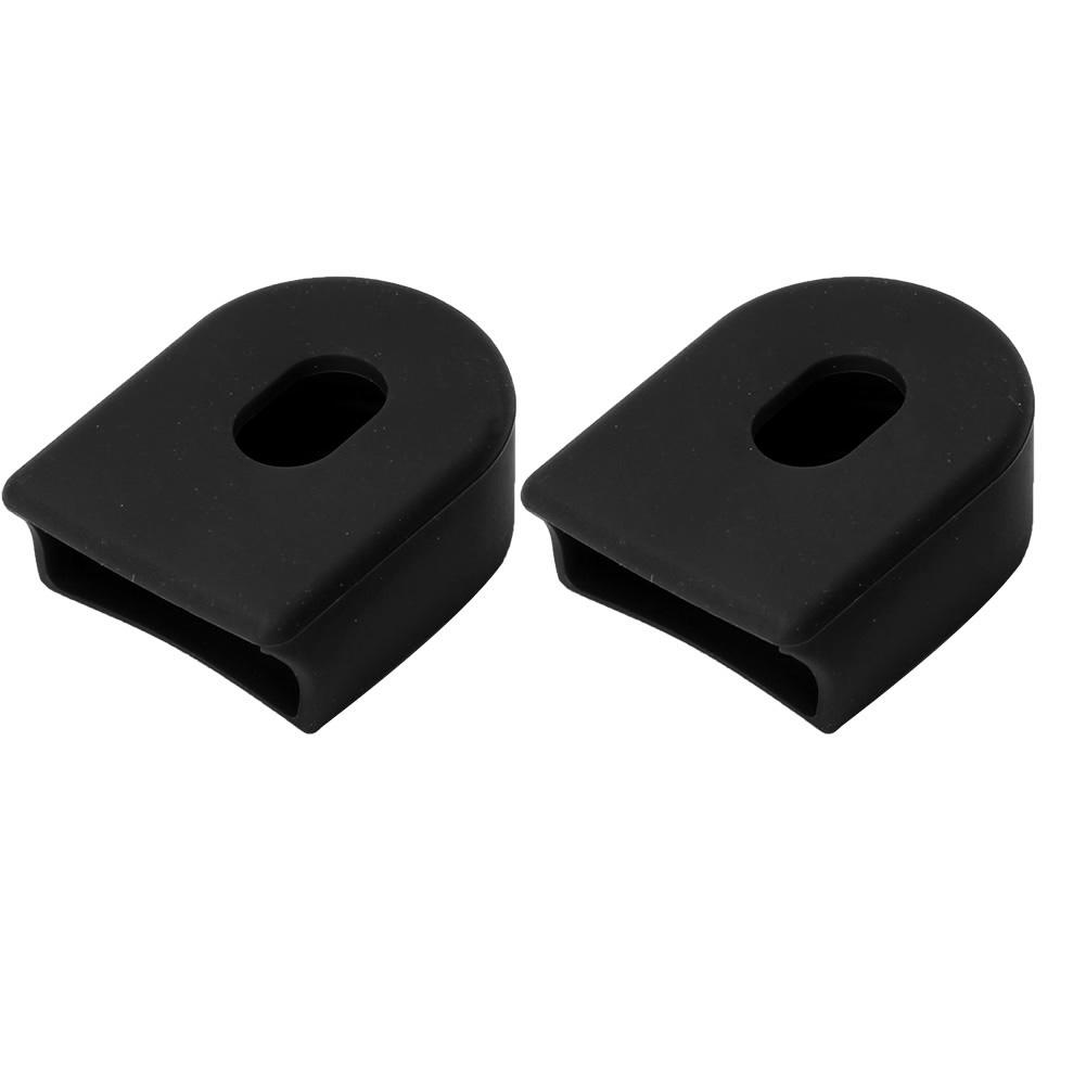 5 Pair RISK Silicone Mountain Bike Crank Cover Road Bicycle Crankset Protective Case Cycling AccessoryBlack