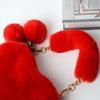Winter New Sweet Love Heart Shaped Women's Top-handle Bags Confortable Soft Plush Ladies Handbags Fashion Multiple Color Optional Female Shoulder Bags