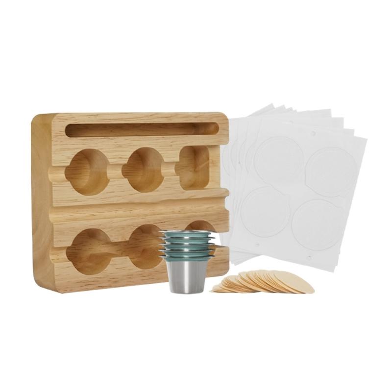 Professional Coffee Pod Replacement For CitiZ D112 C112 C60 C60P Refillable Filter Pod Coffee Pod Aluminum Tamper 1