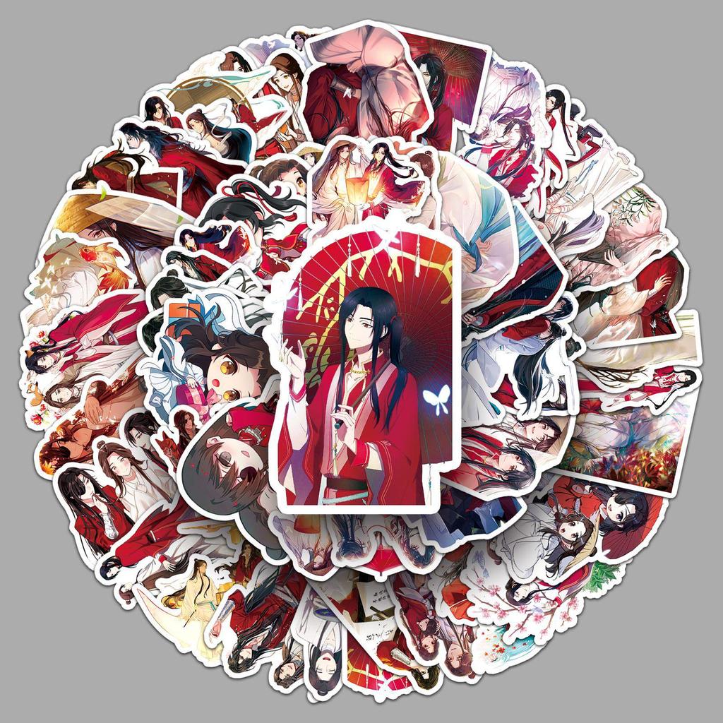 Heaven Official's Blessing: 58 Waterproof Stickers - Xie Lian & Hua Cheng Decor