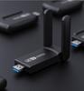 Dual-Band USB3.0 WiFi Network Card for Laptop/Desktop - 1300Mbps High-Speed & Stable Connection