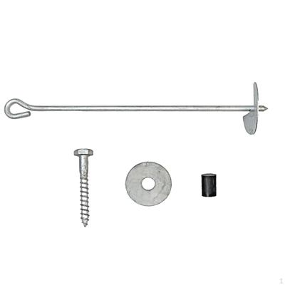 Kotwica uziemiająca Metalowe kołki hakowe 50 cm Niezniszczalne paliki do namiotu wielokrotnego użytku