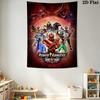 Power Rangers Galactic Heroes Unite Tapestry Wallmounted Fashion Print Wall Covering Decoration Soft Homestay Soft Decoration Tapestry