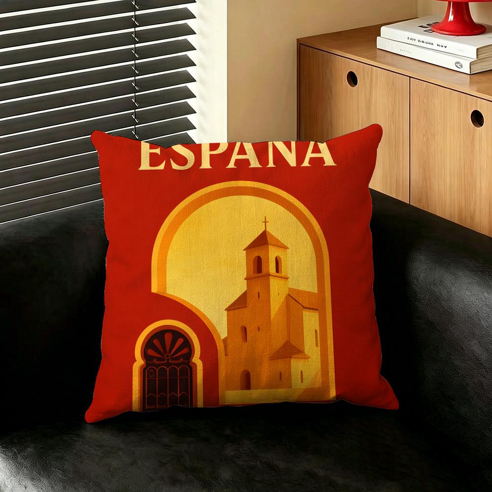 Art SSpain CCulture SSeries Cushion Cover Creative  pillowcases for interior decoration office living room home Car hot