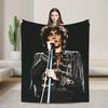 S-SOMBR World Tour Blanket Quality Soft  Throw Blanket Winter Decorative Home Decor Funny Bedspread