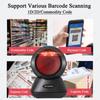 Desktop QR Code Scanner Hands-Free USB Wired Barcode Reader Platform Automatic Scanning Bar Code Scanner 1D 2D Table Bar Reader