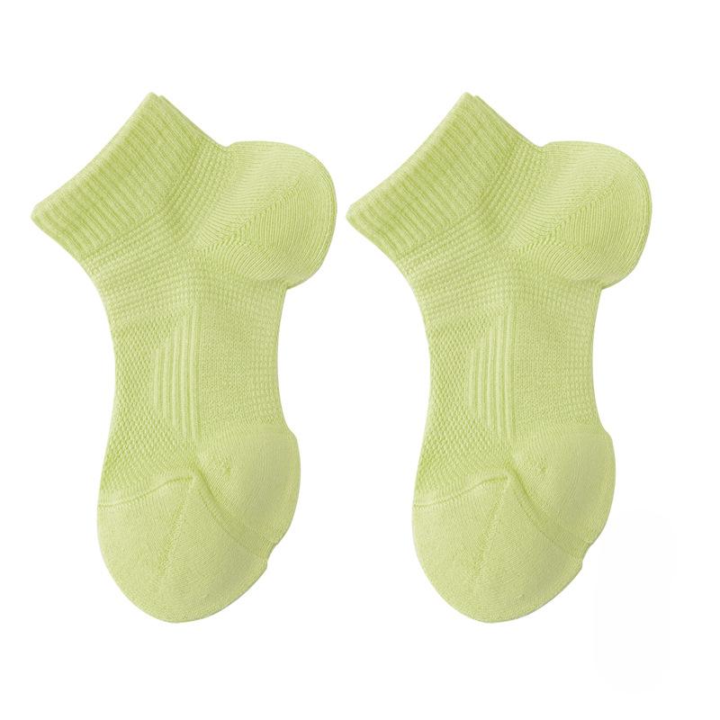 Running Sports Socks for Women, Shallow-mouthed Short Socks, Summer Short-leg Fitness Badminton, Thickened Towel Bottom Socks