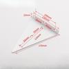 Right Triangle Corner Supports Invisible Furniture Fasteners for Beds/Cabinets/Shelves, Hidden Wall Brackets  Floating Shelves