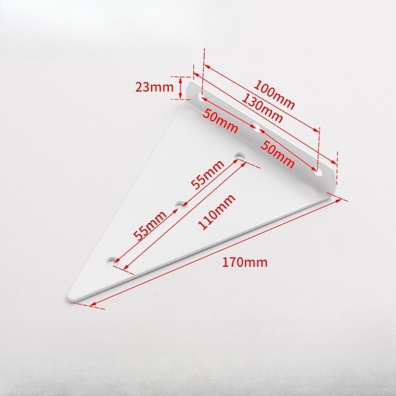 Right Triangle Corner Supports Invisible Furniture Fasteners for Beds/Cabinets/Shelves, Hidden Wall Brackets Floating Shelves