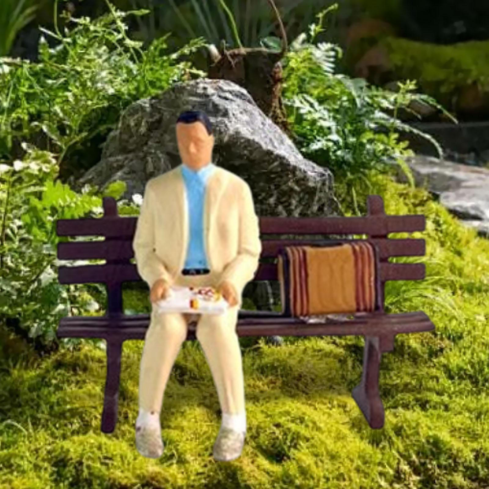 1:64 Hand Painted People Figure Miniature Diorama Men Collectibles DIY Crafts Tiny