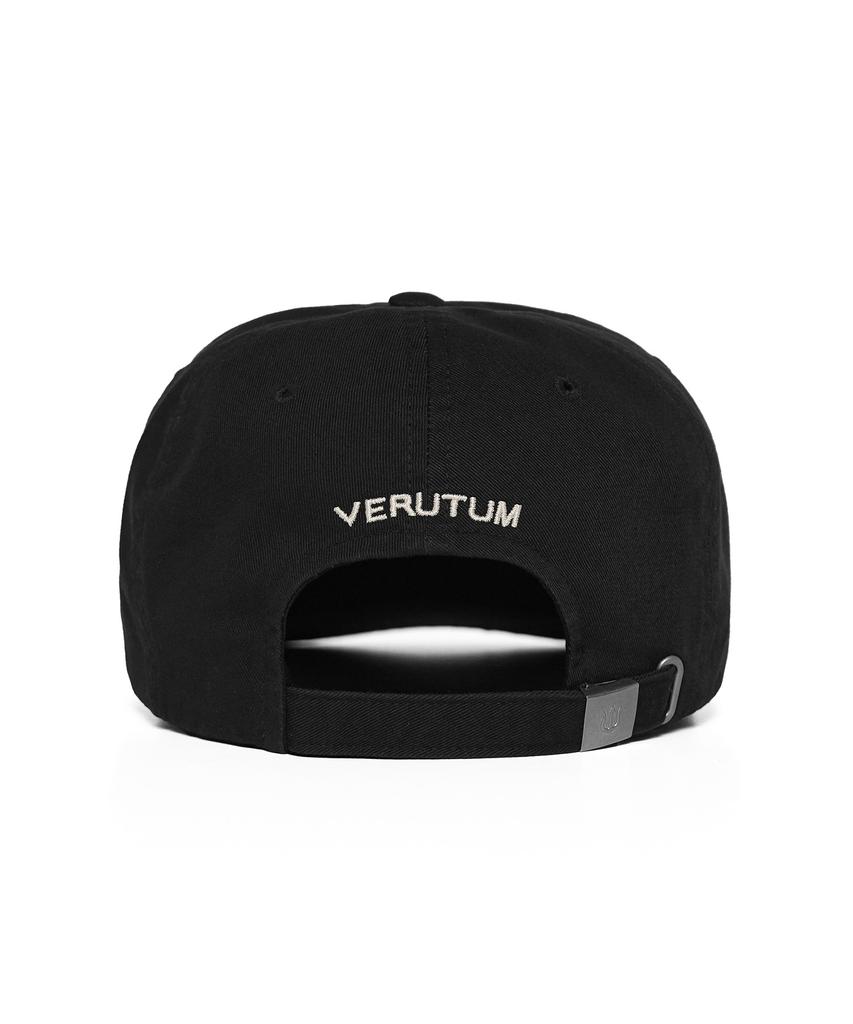 VERUTUM Art Logo Bio-Washed Ball Cap Black