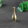 Mini Metal Brass Vase Flower Arrangement Dried Flowers Aesthetic Living Room Desk Decoration Zen Incense Burner Home Decor Craft