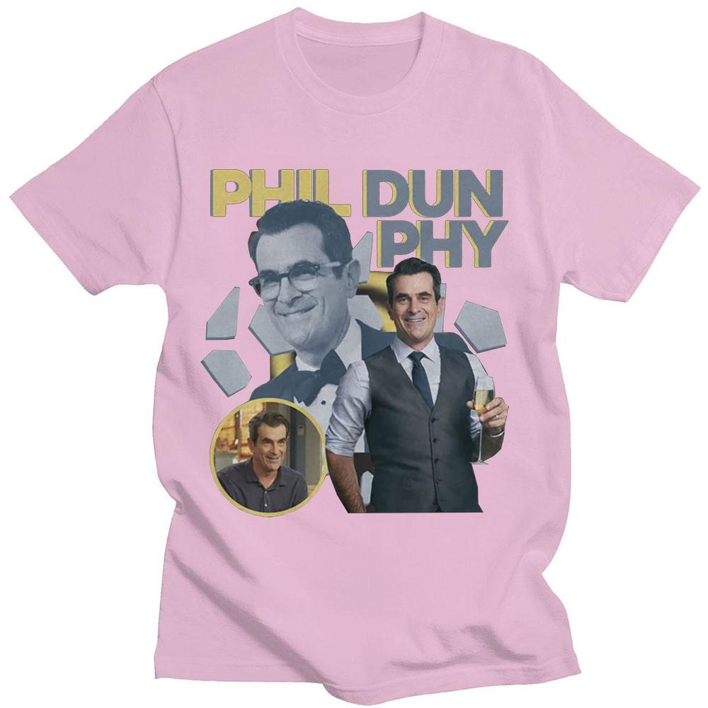 Phil Dunphy 2022 Amerikan TV Dizisi Tişörtleri Harajuku Grafikli Baskılı Kısa Kollu %100 Pamuklu Tişört Oversize Sokak Giyimi Unisex