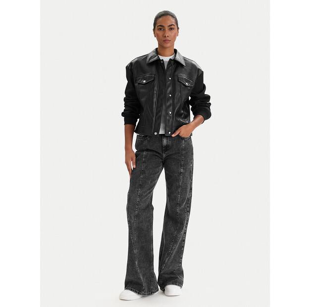 Karl Lagerfeld Jeans Faux Leather Jacket B1W15027