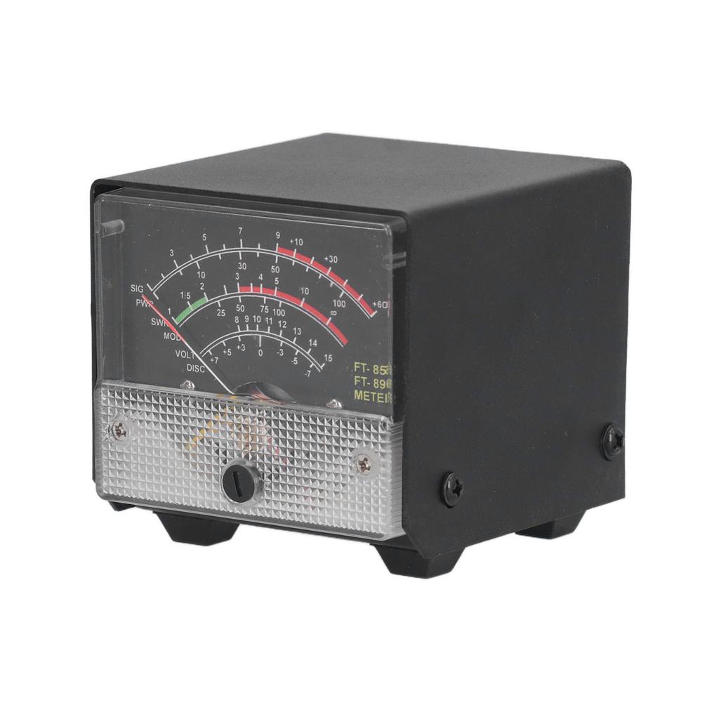 SWR Power Meter External S Receive Display Electronic Component Metal Case Cover FT?857 FT?897Black