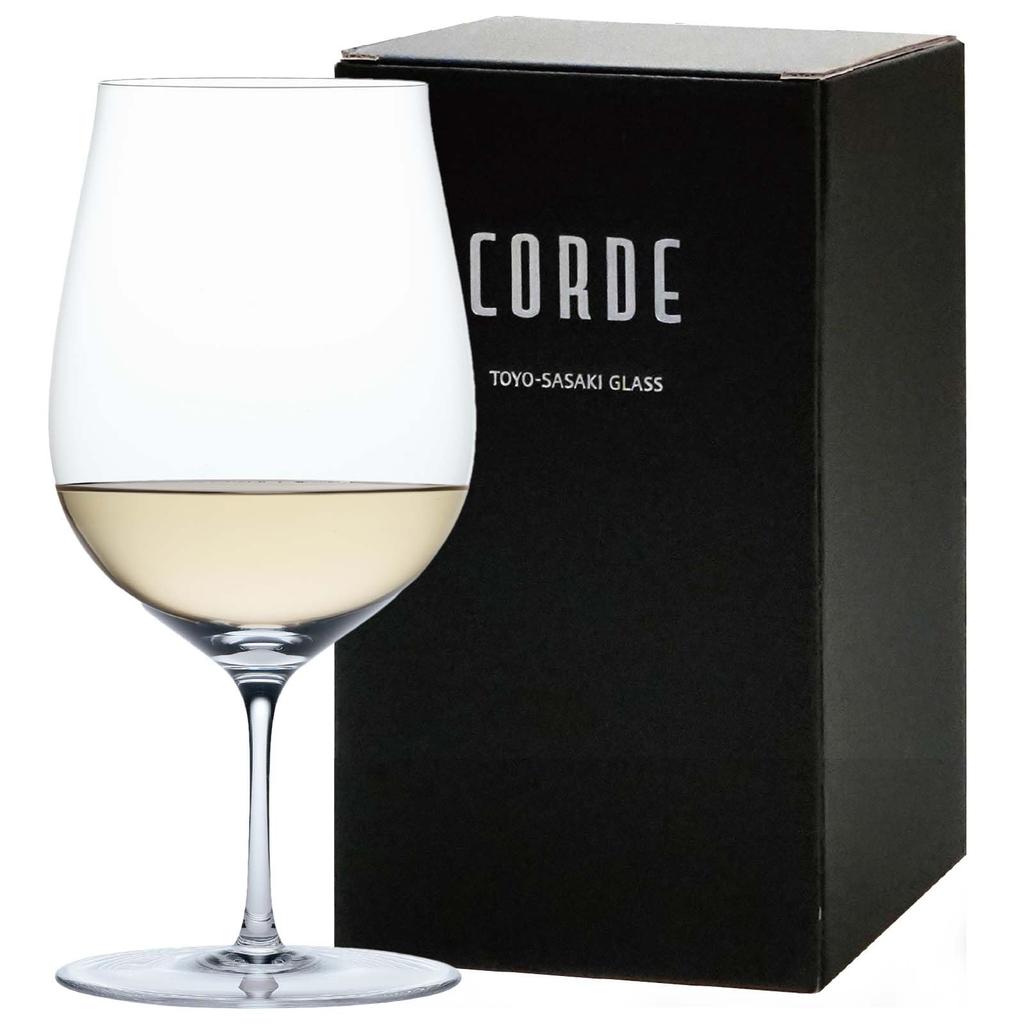 Sklenice na víno Toyo Sasaki Glass Corde Wine 460ml Sklo Červené víno Bílé víno Tenká Dárek Prezent DKC-23280