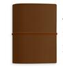 A7 Retro Pu Leather Binder 6 Ring Binder With 45 Sheets PU Clip-on Notebook Faux leather Loose Leaf Notebook Journal
