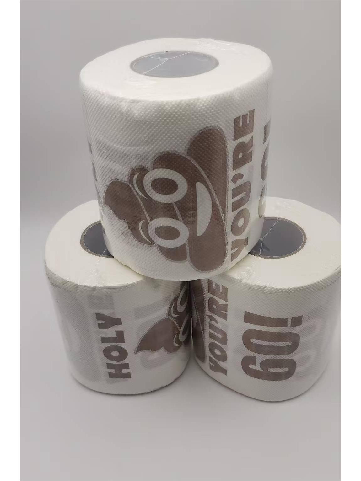 

Смешная туалетная бумага на день рождения с дизайном какашек для возраста 18-60 лет