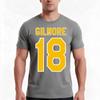 Gilmore 18 Tshirt Summer Casual Cotton Tee Oversized Streetwear Tops Vintage Graphic Print Loose Fit Short Sleeve