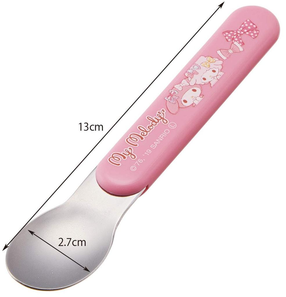 Skater My Tokimeki Made In S9 Children's Spoon, Melody, Ribbon, Sanrio, Japan, 13cm,