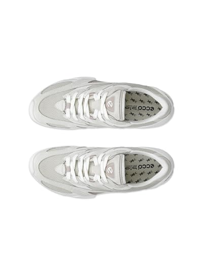 ECCO BIOM C-TRAIL W Damen Echtleder-Sneaker, 80347361421, Shadow White/Gravel/White, Größe 24.0 cm, 3E