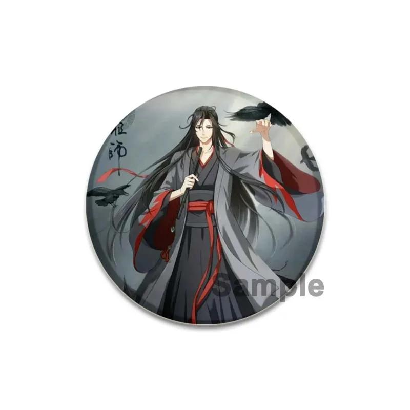 32/44/58mm Anime Mo Dao Zu Shi Brosche Wei Wuxian Anstecknadel Handgemacht Zinn Anstecknadel Anstecknadel für Rucksack Kleidung Schmuckzubehör Geschenke
