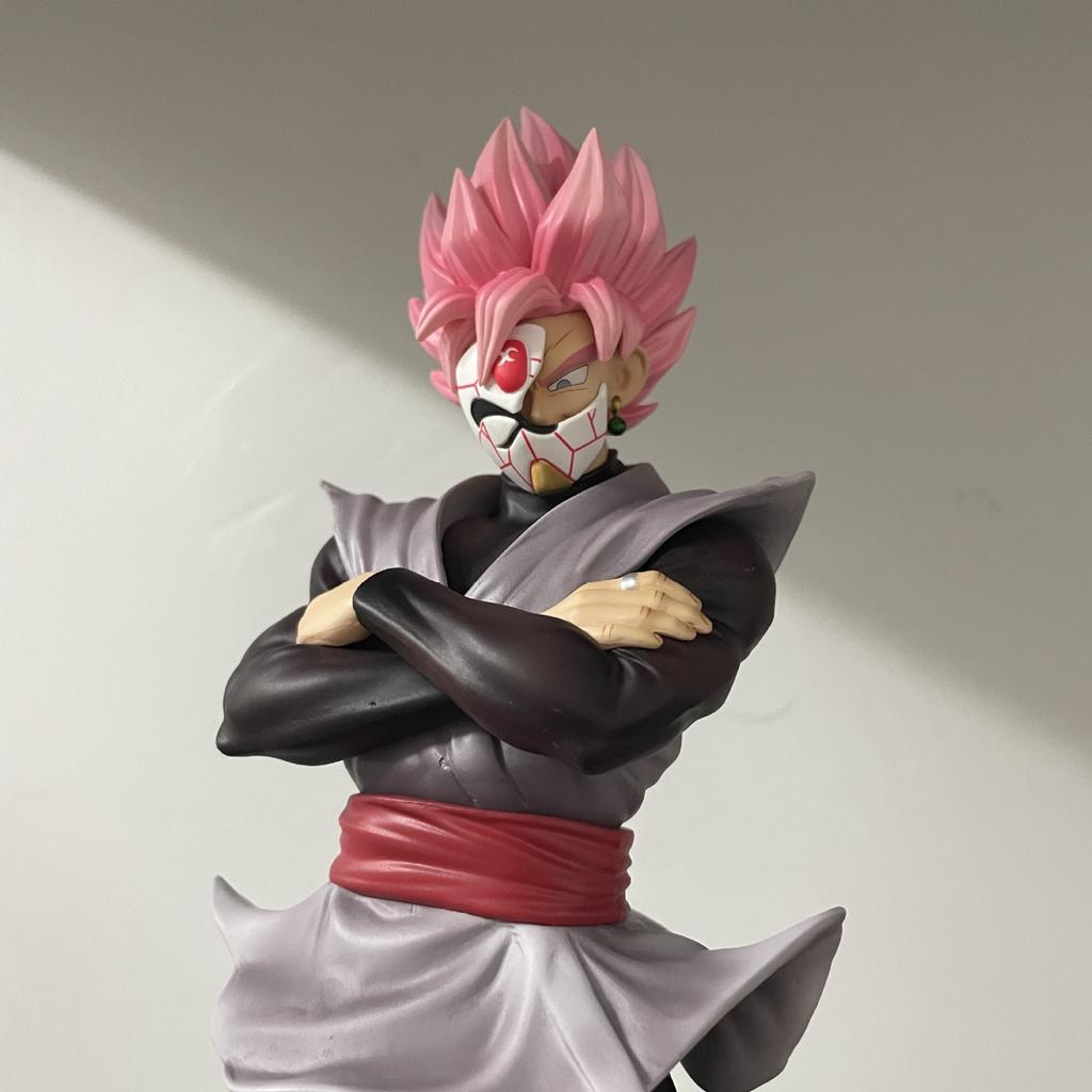 27cm Anime Dragon Ball Figure Super Saiyan Black Zamasu Mask Goku Action Figure Model Statue Toys Collection Decoration Gift