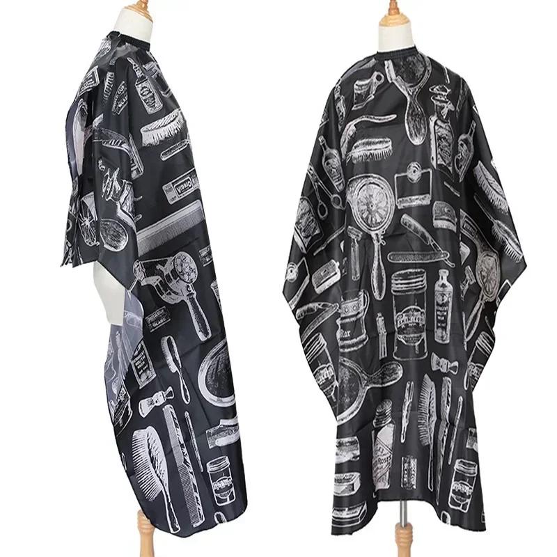 Haircut Cloth Cutting Cape  Salon Hairdressing Hairdresser Cloth Balck Gown Barber Waterproof Hairdresser Aprons Haircut Capes