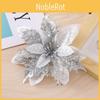 Flowers Christmas Decorative With Shiny Finish For Holiday Tree And Party Props
