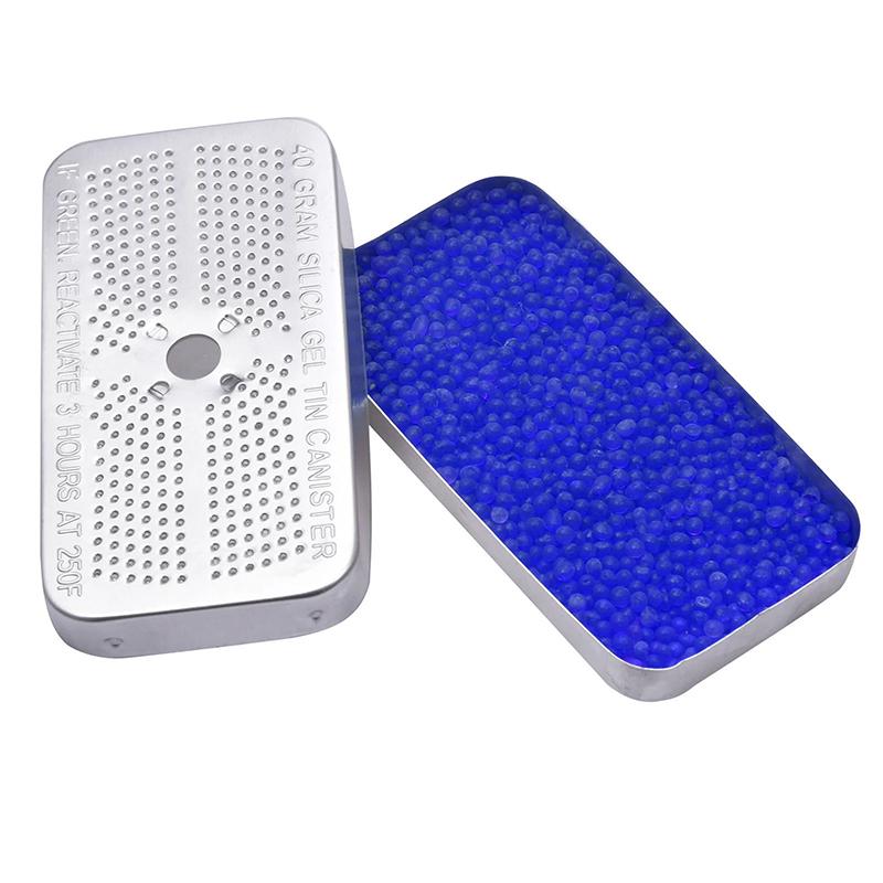 

Силикагель Осушитель Коробка Автомобильная Алюминиевая Коробка Бак Осушителя Многоразовый Влагостойкий Осушитель Осушитель Силикагель Шарики синий