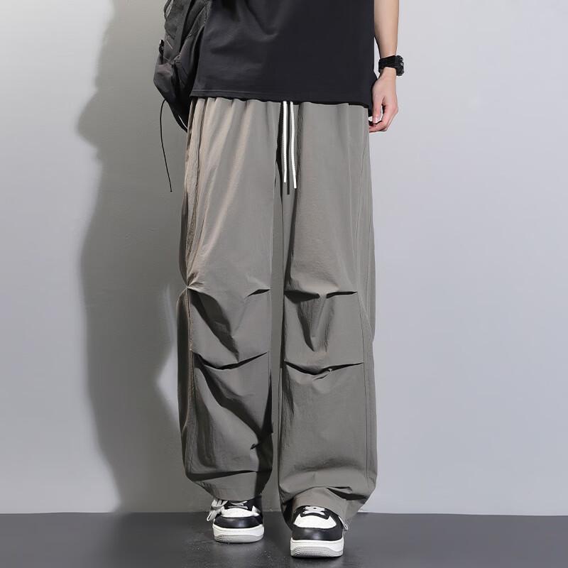 MEDE Men's Summer Wide Leg Cargo Pants