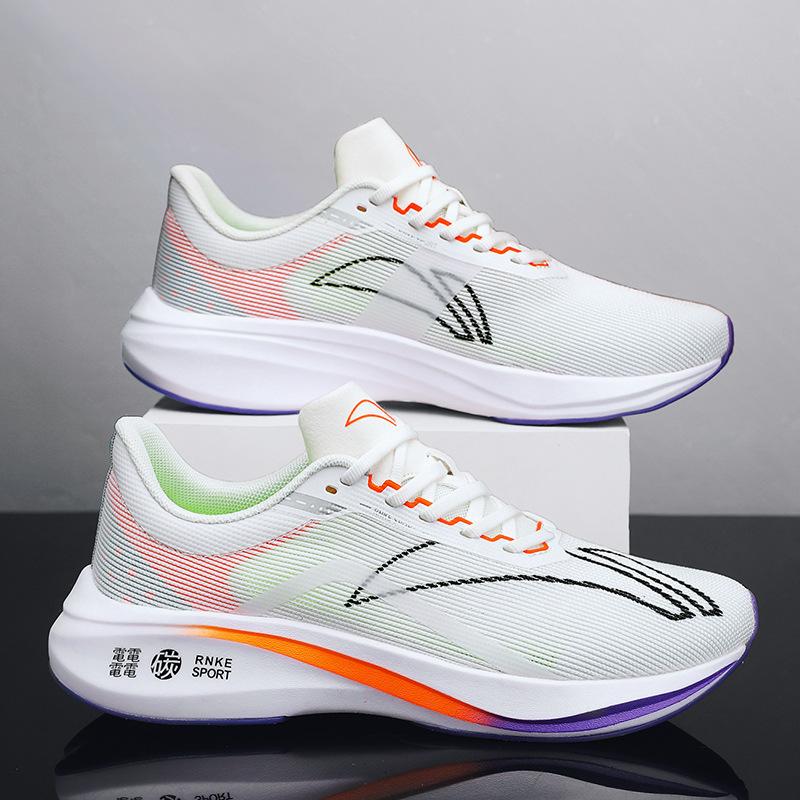 Sommer Laufschuhe für Herren Carbonplatte Stoßdämpfung Kleine Größe Sportschuhe Atmungsaktive Paar Freizeitschuhe Reise