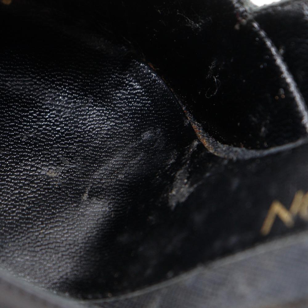 Louis Vuitton Lodičky s páskem Monogram černé plátno/kůže Dámské Použité