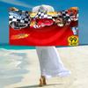 Lightning McQueen Beach Towel Outdoor Camping Beach Towel for Vacation Swim Outdoor Pool Absorbent Bath Towel