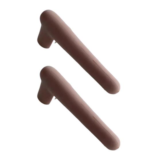 2Pcs Silicone Door Handle Covers Universal Anti-Collision Anti-Static Safety Door Lever Grip Handle Cover Bumper Protectors Cushions