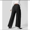 Mode Lose Plus Größe Frauen Hosen Neue Casual Plissee Elegante Büro Lange Hosen Damen Frau Einfarbig Hohe taille Breite bein Hosen Lose Hosen