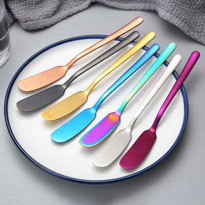 Butter Spatula Stainless Steel Cheese Cutter Rust-Proof Bread Jam Cream Spreader Kitchen Gadget for Home