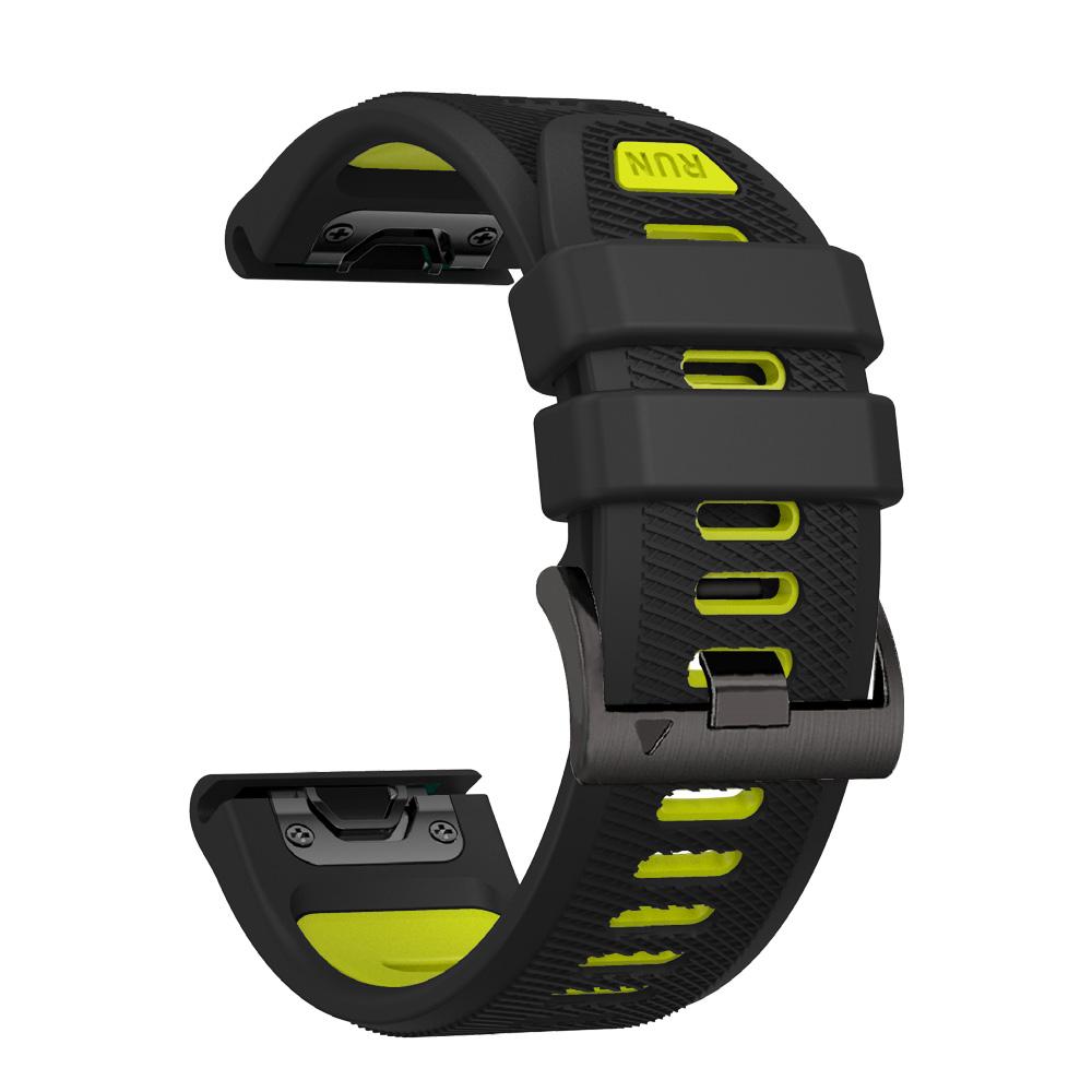 Bracelet Silicone 22mm 26mm Quickfit Pour Montre Garmin Fenix 8 51 47mm 8PRO E 7X 7 Pro 6X 6 Pro 5X 5 Plus Enduro 3 2 Bracelet